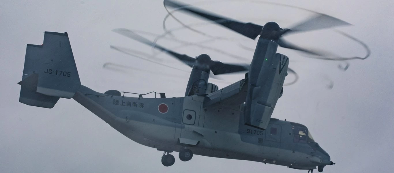 Μετά τις ΗΠΑ και στην Ιαπωνία πετούν αεροσκάφη T-rotor V-22